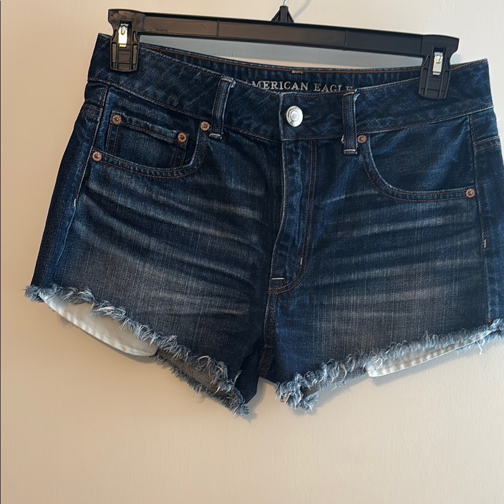 American Eagle Hi Rise Denim Shorts